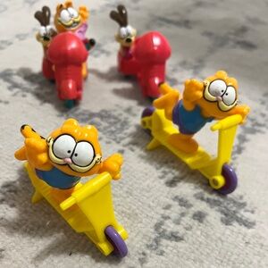 Vintage 80s McDonald's GARFIELD Happy Meal Toys Canada (20 Pieces)